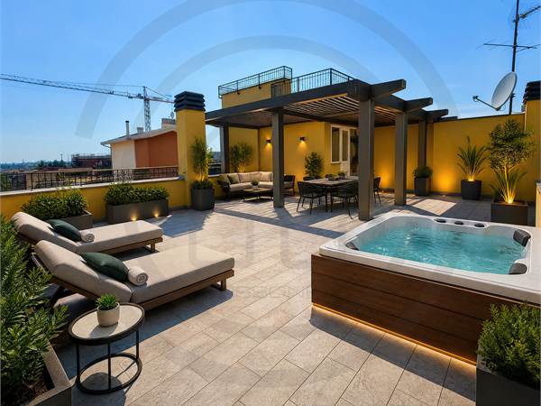 ESCLUSIVO APPARTAMENTO CON TERRAZZO PANORAMICO DI 100 MQ